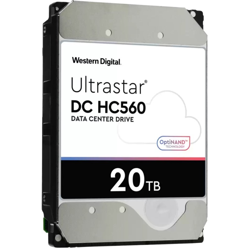 WD Ultrastar DC HC560 - 20TB 7200RPM 512MB Cache - 3.5in SATA III Enterprise/Data Center HDD