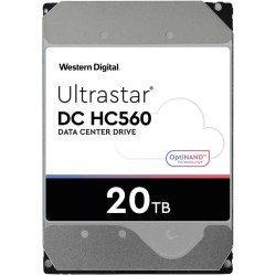 WD Ultrastar DC HC560 - 20TB 7200RPM 512MB Cache - 3.5in SATA III Enterprise/Data Center HDD