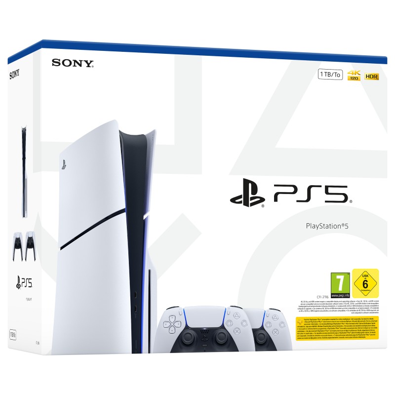 Sony Playstation 5 Bundle Disc-Edition inkl. zweiten DualSense Controller White — Buy in Cyprus with Fast Delivery