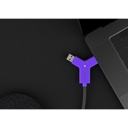 Logitech Swytch Hub - 2x HDMI, SuperSpeed USB (2x USB-C) - Graphite, 4K30 AV Transmitter & Receiver