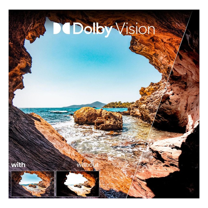 164.0cm 65' (3840x2160) Hisense 65E6NT 16:9 DLED 60Hz HDMI USB WLAN Bluetooth HDR10+ Speaker Black