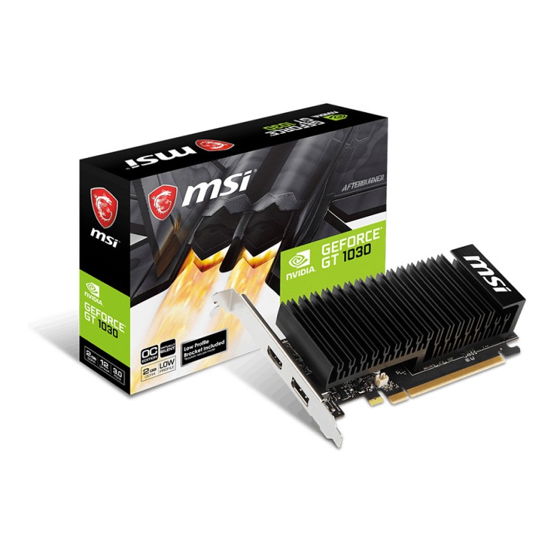 GT1030 2GB MSI OC LP passiv DDR4 — Buy in Cyprus with Fast Delivery