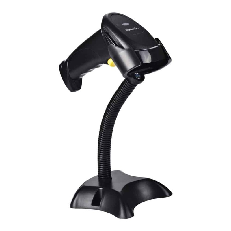 BCS-03BW BARCODE WIRELESS WIRED 2D SCANNER W STAND BLACK POWER-ON — Buy in Cyprus with Fast Delivery