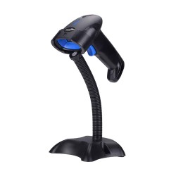 BCS-02BW BARCODE WIRELESS WIRED CCD SCANNER W STAND BLACK POWER-ON — Buy in Cyprus with Fast Delivery