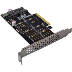 76660N PCI EXPRESS CARD TO 2x INTERNAL NVME M.2 KEY-BIFURCATION PCIEx8 INLINE — Buy in Cyprus with Fast Delivery