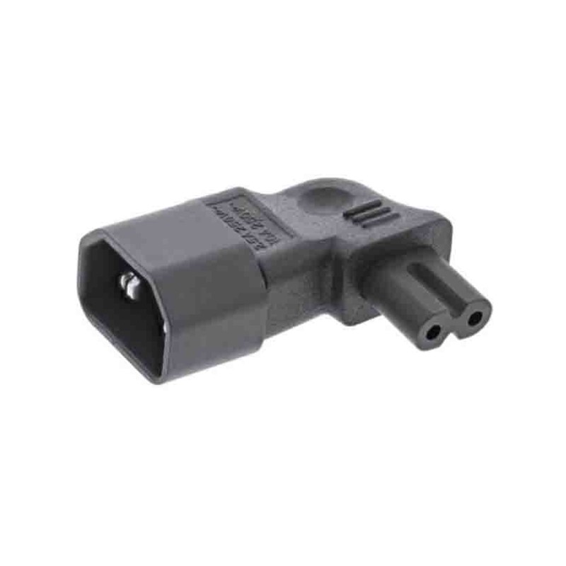 16723D C14 TO C7 POWER ADAPTER LEFT RIGHT ANGLED 3PIN to 2PIN INLINE — Buy in Cyprus with Fast Delivery