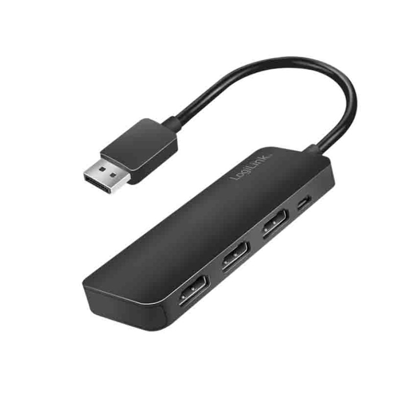 CV0146 DISPLAYPORT SPLITTER, 1x3 port, 1x DP to 3x HDMI, 4K 60 Hz, HDCP, MST LOGILINK — Buy in Cyprus with Fast Delivery