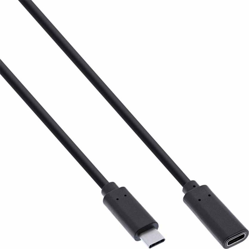 Buy 35774 1.5m USB-C M F BLACK USB3.2 EXTENTION CABLE INLINE in Cyprus, Nicosia, Limassol, Larnaka, Pafos