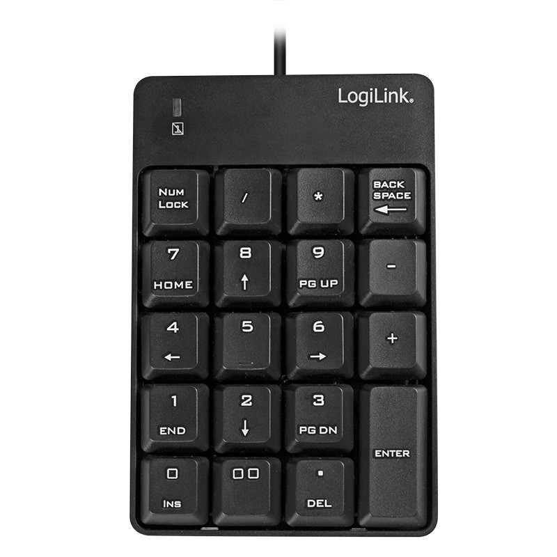 ID0184 NUMERIC KEYPAD WITH USB CONNECTION LOGILINK — Buy in Cyprus with Fast Delivery