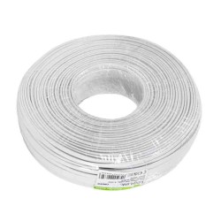 CM04W TEL CBL FLAT 4-WIRES 100m WHITE LOGILINK — Buy in Cyprus with Fast Delivery