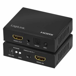 HD0055 HDMI AUDIO EXTRACTOR 2CH 5.1CH 4K 60Hz LOGILINK — Buy in Cyprus with Fast Delivery