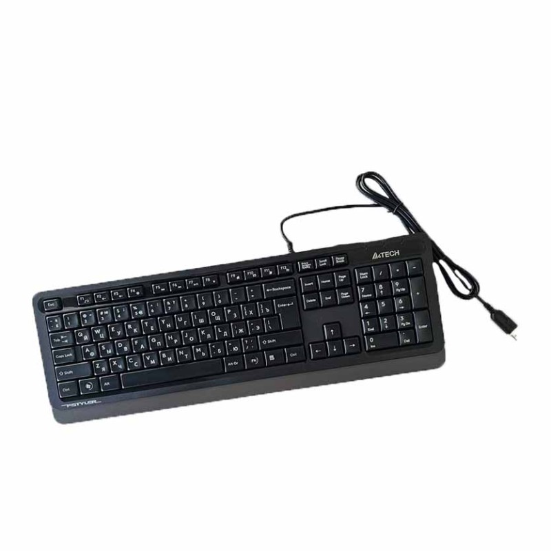 Buy FK10 RUSSIAN FSTYLER SLEEK MULTIMEDIA KEYBOARD USB BLACK A4 TECH in Cyprus, Nicosia, Limassol, Larnaka, Pafos