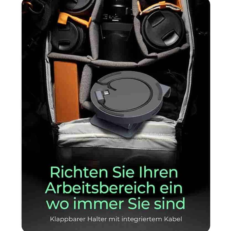 IB-TH100-DK SWIVEL STAND FOR TABLET AND SMARTPHONE WITH DOCKINGSTATION ICYBOX — Buy in Cyprus with Fast Delivery