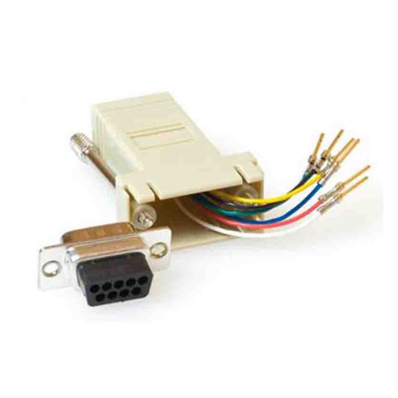 Buy TD09M8 MOUNTABLE HEAVY DUTY ADAPTER RJ-45 FEMALE TO 09 POLE D-SUB MALE, ACT in Cyprus, Nicosia, Limassol, Larnaka, Pafos