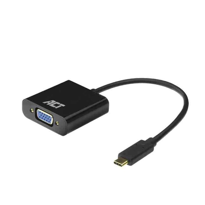Buy AC7300 0.15m USB TYPE-C to VGA, M F ADAPTER ACT in Cyprus, Nicosia, Limassol, Larnaka, Pafos