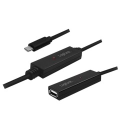 Buy UA0325 15m USB2.0 REPEATER CABLE ACTIVE USB TYPE-C TO USB TYPE-A M F LOGILINK in Cyprus, Nicosia, Limassol, Larnaka, Pafos