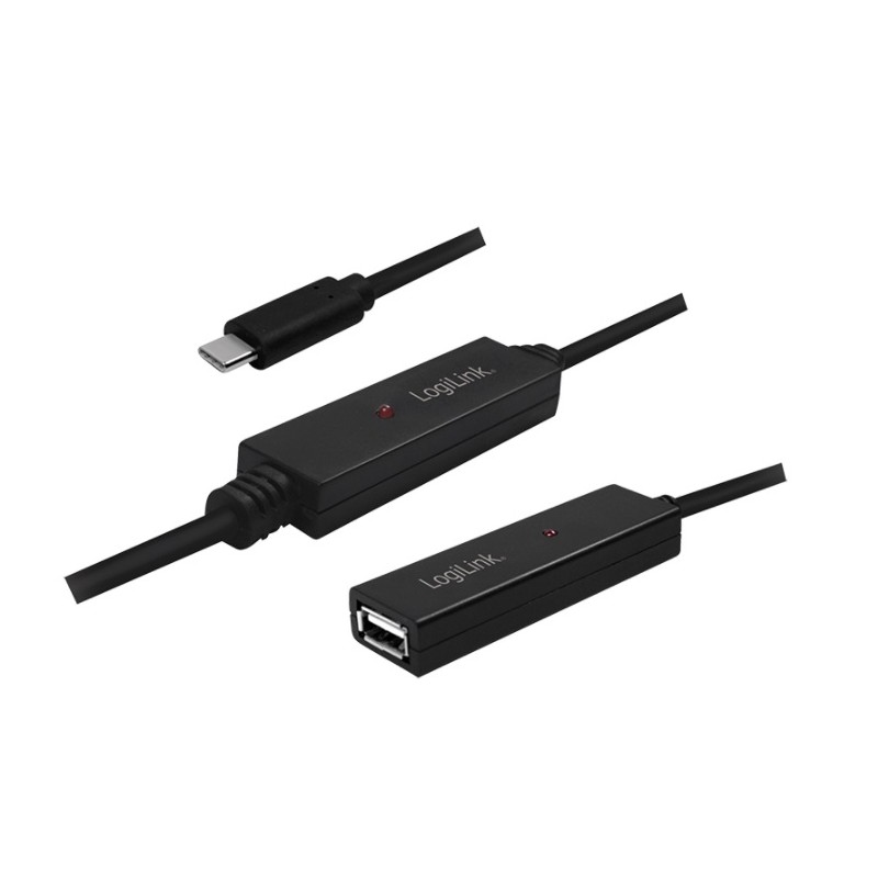 Buy UA0325 15m USB2.0 REPEATER CABLE ACTIVE USB TYPE-C TO USB TYPE-A M F LOGILINK in Cyprus, Nicosia, Limassol, Larnaka, Pafos