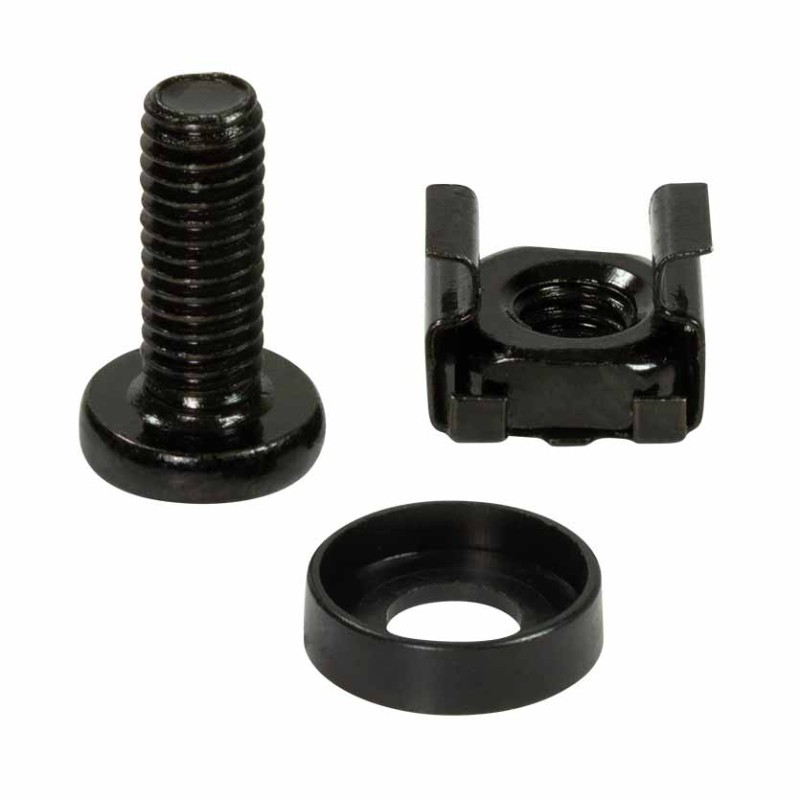 Buy AC116 MOUNTING M6 METAL BLACK SET 50pcs FOR CABINET LOGILINK in Cyprus, Nicosia, Limassol, Larnaka, Pafos