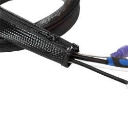 Buy KAB0049 2m CABLE SLEEVE (ZIPPER), POLYESTER, OD:50mm, BLACK, LOGILINK in Cyprus, Nicosia, Limassol, Larnaka, Pafos