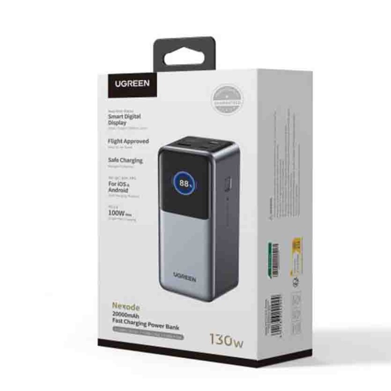 35524B POWERBANK 20000mAh 130W PDx2 , QC3.0x1 UGREEN — Buy in Cyprus with Fast Delivery