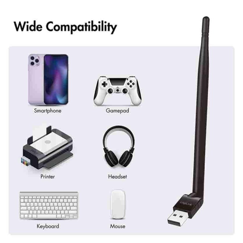 Buy BT0067 BT 5.3 DONGLE, USB-A, 3Mbits, UP TO 150m RANGE, LOGILINK in Cyprus, Nicosia, Limassol, Larnaka, Pafos