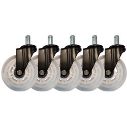 Buy LC-CASTERS-7BW-SPEED CASTERS (SET OF 5) LC-POWER in Cyprus, Nicosia, Limassol, Larnaka, Pafos