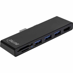 Buy 35393 MULTI HUB SURFACE PRO 4 5 6 3-PORT USB3.2 TYPEA F, HDMI, 4K, CARDREADER INLINE in Cyprus, Nicosia, Limassol, Larnaka, 