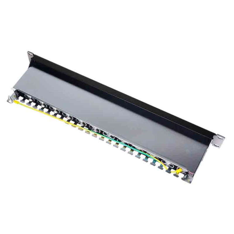 Buy NP0048 CAT.6 PATCH PANEL 24 PORTS SHIELDED, 19 INCH RACK MOUNT, BLACK, PRIMELINE, LOGILINK in Cyprus, Nicosia, Limassol, Lar
