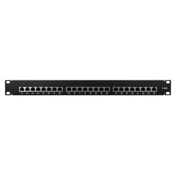 Buy NP0048 CAT.6 PATCH PANEL 24 PORTS SHIELDED, 19 INCH RACK MOUNT, BLACK, PRIMELINE, LOGILINK in Cyprus, Nicosia, Limassol, Lar