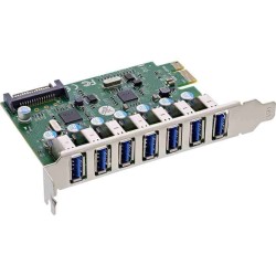 Buy 76661L 7-PORT INTERFACE CARD PCIe, USB-A 3.2 GEN.1, SATA POWER, INLINE in Cyprus, Nicosia, Limassol, Larnaka, Pafos