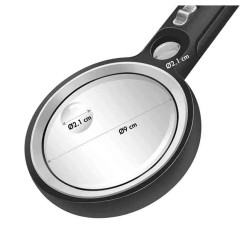WZ0075 MAGNIFYING GLASS WITH LIGHT, 5x, 13x and 20x MAGNIFICATION, BLACK LOGILINK — Buy in Cyprus with Fast Delivery