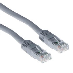 Buy IB8010 10m Cat6 GREY U UTP PATCH CABLE W RJ45 CONNECTORS ACT in Cyprus, Nicosia, Limassol, Larnaka, Pafos