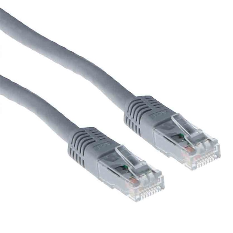 Buy IB8010 10m Cat6 GREY U UTP PATCH CABLE W RJ45 CONNECTORS ACT in Cyprus, Nicosia, Limassol, Larnaka, Pafos