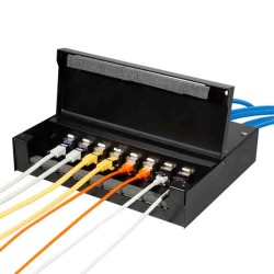 Buy NP0091 CONSOLIDATION POINT BOX 8 12 PORT BLACK, LOGILINK in Cyprus, Nicosia, Limassol, Larnaka, Pafos