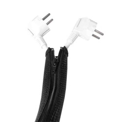Buy KAB0048 1m CABLE SLEEVE (ZIPPER), POLYESTER, OD:50mm, BLACK, LOGILINK in Cyprus, Nicosia, Limassol, Larnaka, Pafos