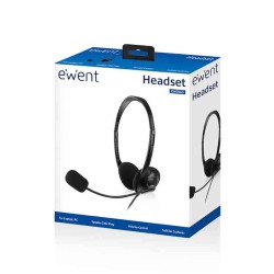 Buy EW3563 HEADSET JACK 3.5mm WITH MIC BLACK EWENT in Cyprus, Nicosia, Limassol, Larnaka, Pafos