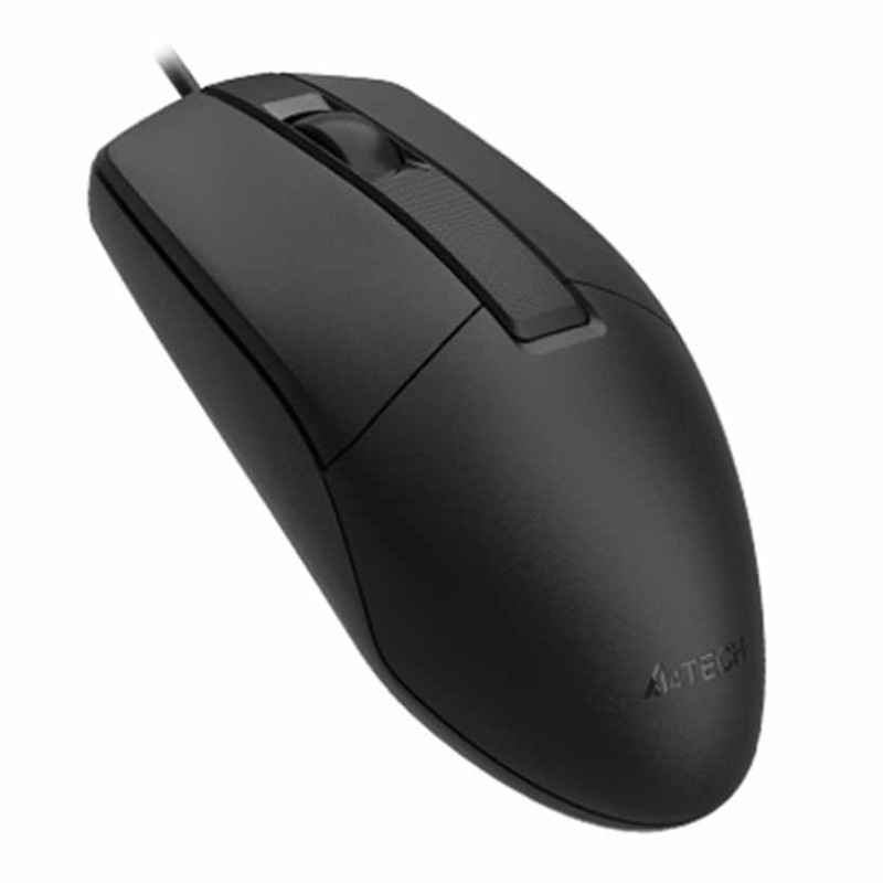 Buy OP-330S SILENT CLICK WIRED MOUSE USB BLACK A4 TECH in Cyprus, Nicosia, Limassol, Larnaka, Pafos