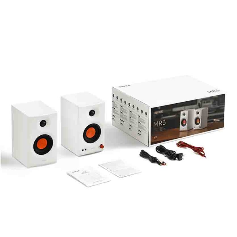 Buy MR3 WHITE STUDIO MONITOR SPEAKER SYSTEM BT EDIFIER in Cyprus, Nicosia, Limassol, Larnaka, Pafos