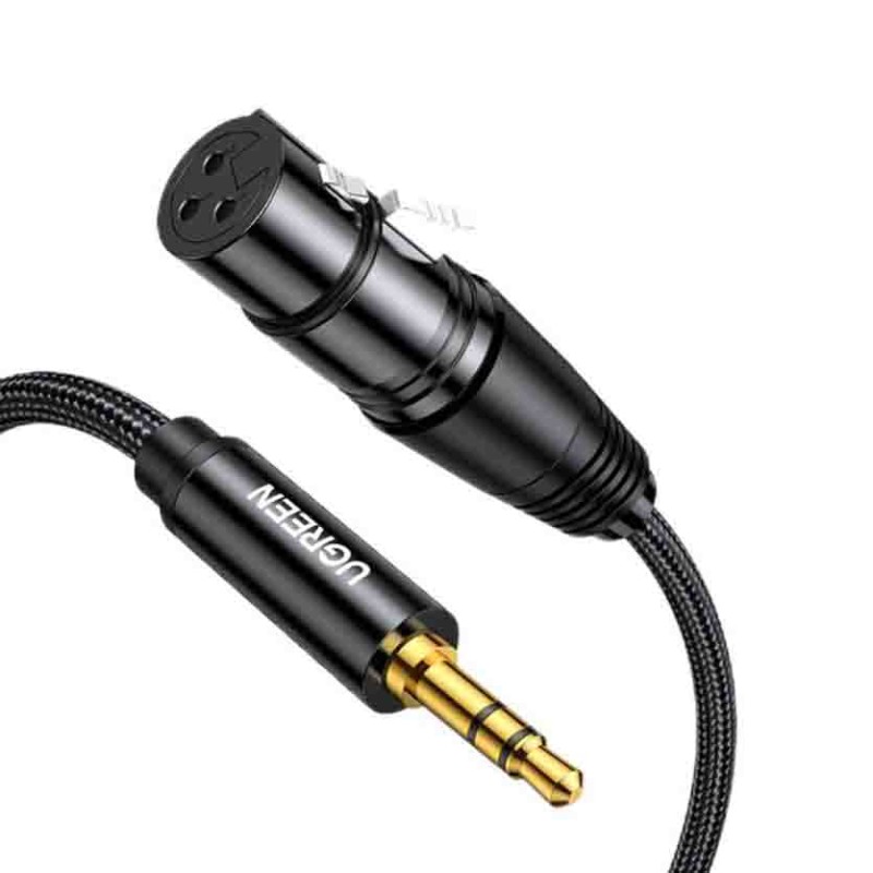 Buy 20244 2m AUDIO EXT XLR to 3.5mm JACK F M UGREEN in Cyprus, Nicosia, Limassol, Larnaka, Pafos