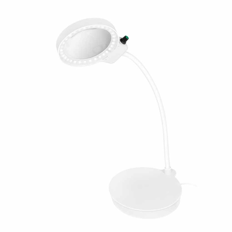 Buy WZ0067 MAGNIFYING DESK GLASS LAMP 8 & 36 DIOPTER LOGILINK in Cyprus, Nicosia, Limassol, Larnaka, Pafos