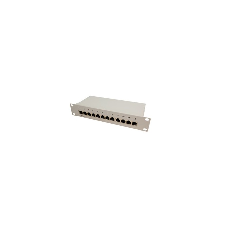 Buy NP0041 CAT6 12-PORT 10'PATCH PANEL LOGILINK in Cyprus, Nicosia, Limassol, Larnaka, Pafos
