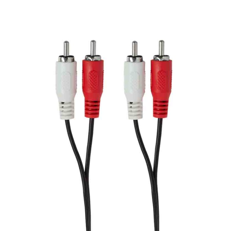 Buy CA1039 2.5m RCA CBL 2x M M BLK LOGILINK in Cyprus, Nicosia, Limassol, Larnaka, Pafos