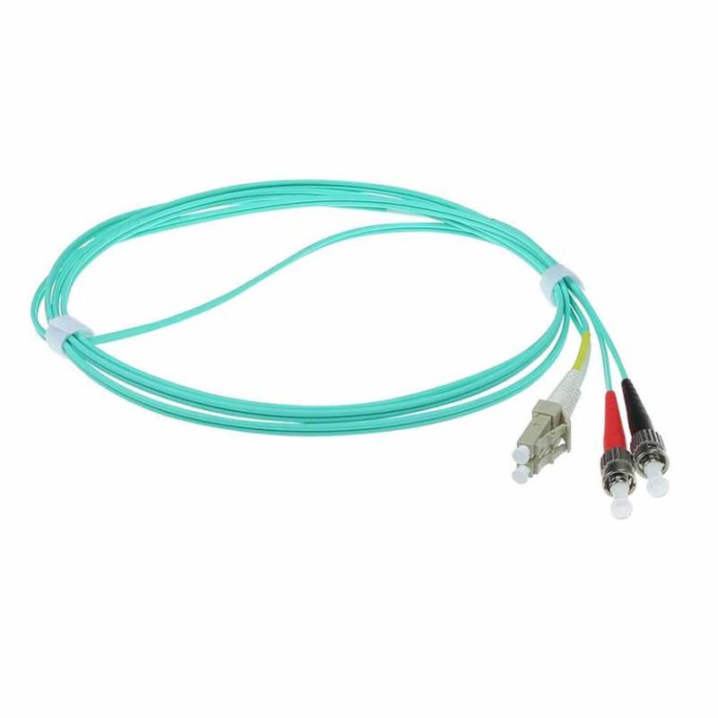 Buy RL7602 2m FIBER PATCH CABLE LC AND ST CONNECTORS MULTIMODE OM3 50 125 DUPLEX LSZH ACT in Cyprus, Nicosia, Limassol, Larnaka,