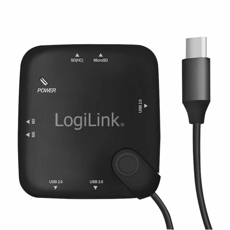 Buy UA0344 USB C (ONG) MULTIFUNCTION CARD READER & HUB LOGILINK in Cyprus, Nicosia, Limassol, Larnaka, Pafos