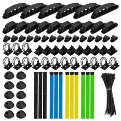Buy KAB0084 CABLE ORGANIZER SET IN A BOX, 8 ITEMS, 128pcs. MIXED COLOR, LOGILINK in Cyprus, Nicosia, Limassol, Larnaka, Pafos