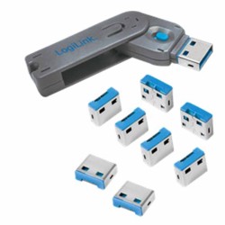 Buy AU0045 USB PORT BLOCKER (1xKEY & 8xLOCKS) LOGILINK in Cyprus, Nicosia, Limassol, Larnaka, Pafos
