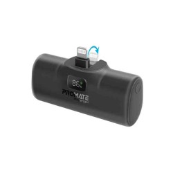 Buy POWERUP-I.BLACK 5000mAh COMPACT FAST POWERBANK W BUILT-IN LIGHTNING CONNECTOR PROMATE in Cyprus, Nicosia, Limassol, Larnaka,