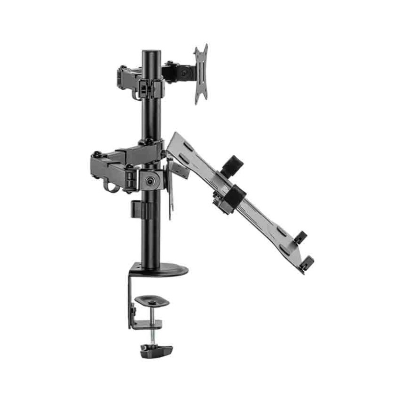 Buy BP0175 DUAL MONITOR MOUNT, 17-32” MONITORS, 10-15.6” NOTEBOOKS TABLETS, LOGILINK in Cyprus, Nicosia, Limassol, Larnaka, Pafo