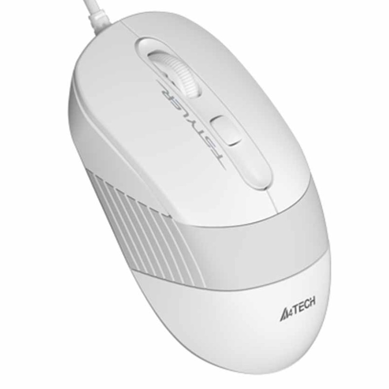 Buy FM10 WHITE MOUSE WIRED OPTICAL 1600DPI A4 TECH in Cyprus, Nicosia, Limassol, Larnaka, Pafos