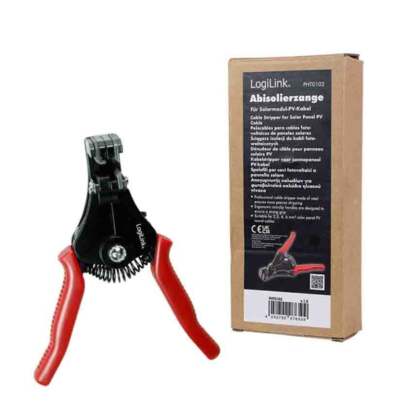 Buy PHT0102 CABLE STRIPPER FOR 2.5 4.0 6.0mm2 SOLAR PANEL PV CABLE, LOGILINK in Cyprus, Nicosia, Limassol, Larnaka, Pafos